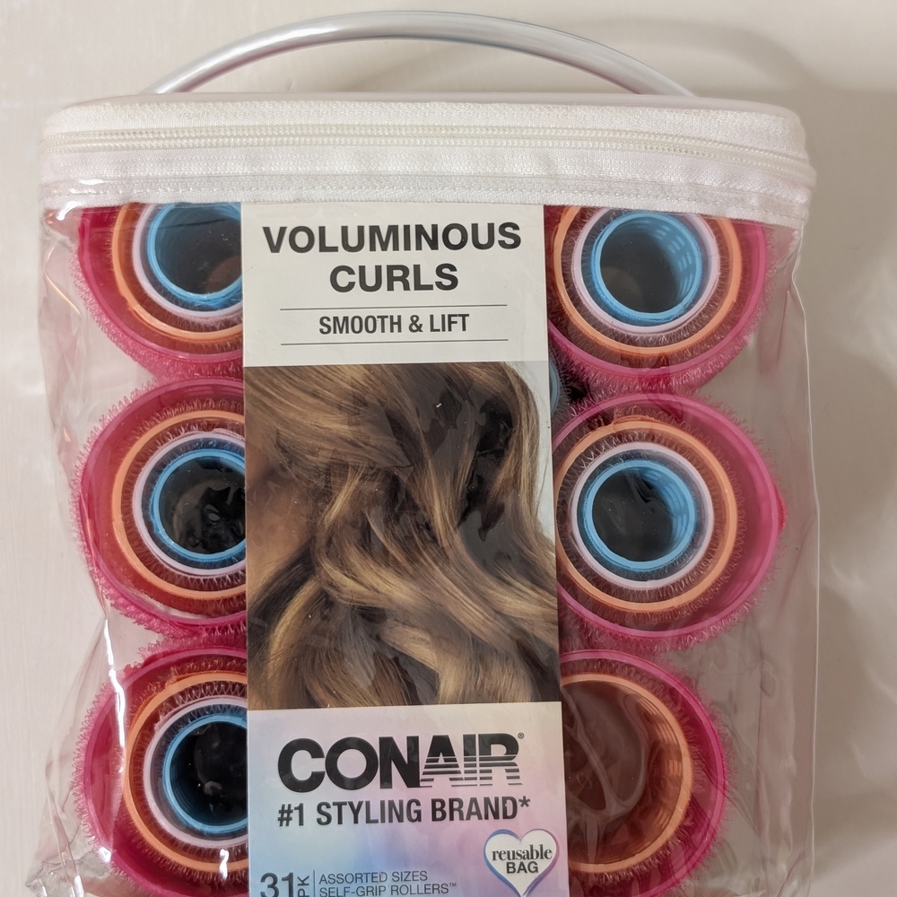 Conair Smooth & Lift Hair Rollers - Pink and Blue